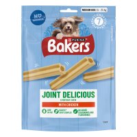Bakers 12621165 Joint Delicious Chicken Dog Chews Medium 6x180gm
