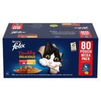 Felix Cat Pouch As Good As It Looks Senior Mixed Selection In Jelly 40x85g