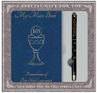 Communion Gift Set/Boy Book & Pen   (C5227)