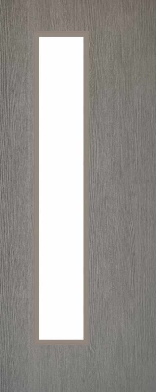 FD60 Clear Rated Glass, No Mesh Grey DFG01 Clear