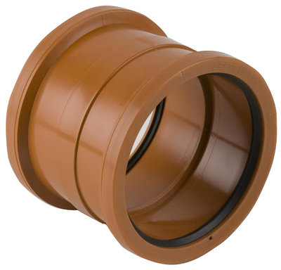 110mm Double Socket PVC Coupler