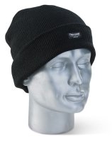 Black Thinsulate Thermal Beanie Hat