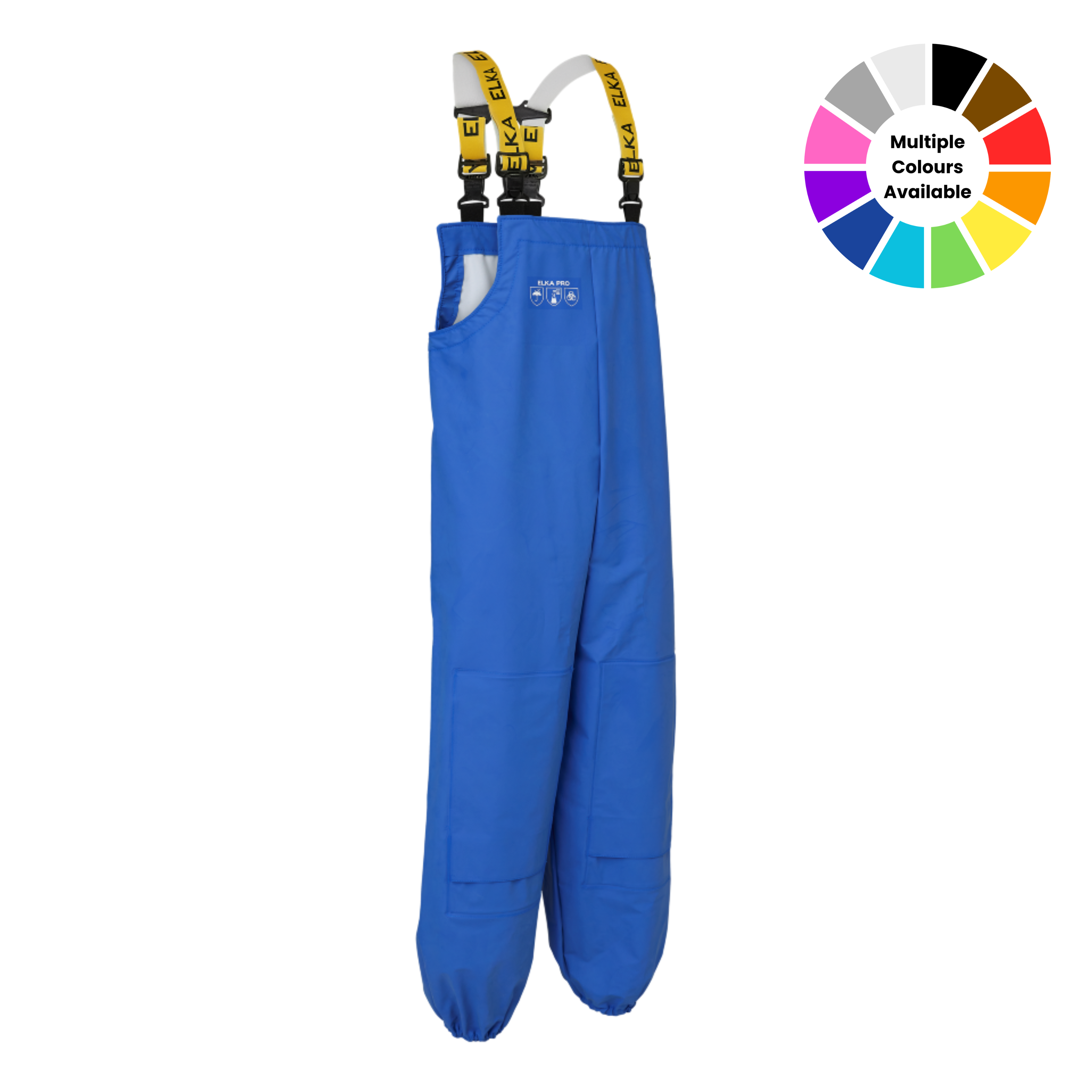 240g PU Elka Cleaning Bib & Brace with Knee Pads