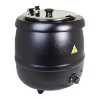 Sunnex Soup Kettle, Black, Wet Heat, 10 Litre