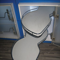 Corner Pull out Anthracite (left hand)