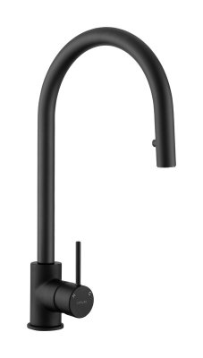 Leisure AquaPlay Single Lever Pull Out Tap - Matt Black