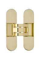 Invisacta IN303 3D Adjustable Concealed Hinge - Capacity 80 Kg - Caps Not Included Polished Gold