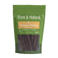 Pure & Natural Salmon & Chicken Gourmet Sausages 20cm 1kg
