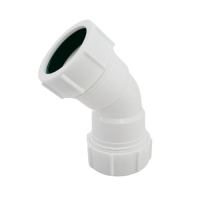 Davant Obtuse Bend White 40mm U/C Waste EW06W