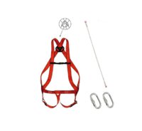 Climax Body Safety Harness with Fixed Rope Lanyard