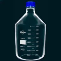 Reagent Bottle, 5000ML, CLEAR GL45 THREAD WI