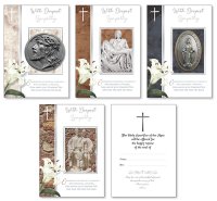 Mass Card/Silver Blocked/4 Designs   (21925)