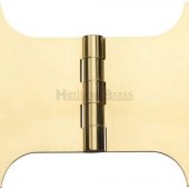 HG99-395-PB - Heritage Brass Parliament Hinge Brass 4 x 4 x 6 Polished Brass Finish