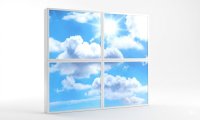 Tezla 4 X 595x595mm Recessed LED SKY Panels