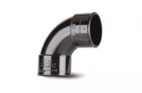 POLYPIPE MU314 BLACK SWEPT BEND 92DG 50mm MuPVC