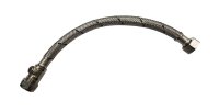 H&B 15mm x 1/2" FLEXI TAP CONNECTION & ISOLATOR 30cm WRAS 128-9008 PAIR