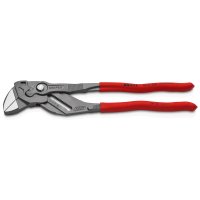 Knipex Pliers Wrench Plastic Coated Grey Atramentized 300mm 86 01 300