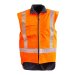 Hi-Vis FR Fleece Lined PU Vest, Orange