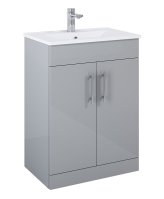 Belmont Vanity Unit Grey 60cm