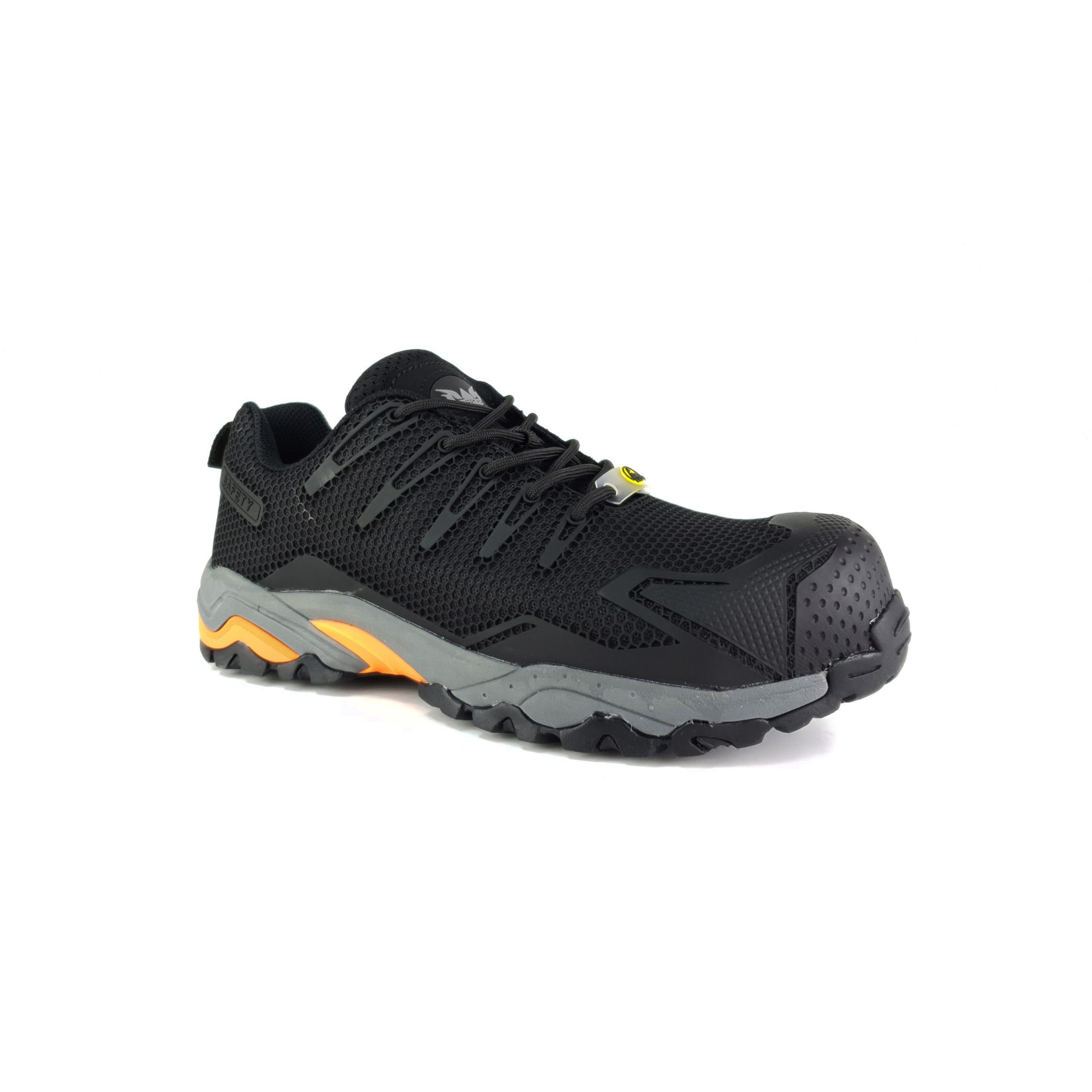 Nova Safety Trainer, Black, Metal Free, S1P SRC ESD