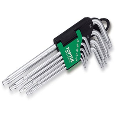 9Pce Long TX Star Key Set T10-T50