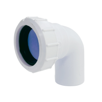 Davant Swivel Elbow White 40mm U/C Waste EW11W