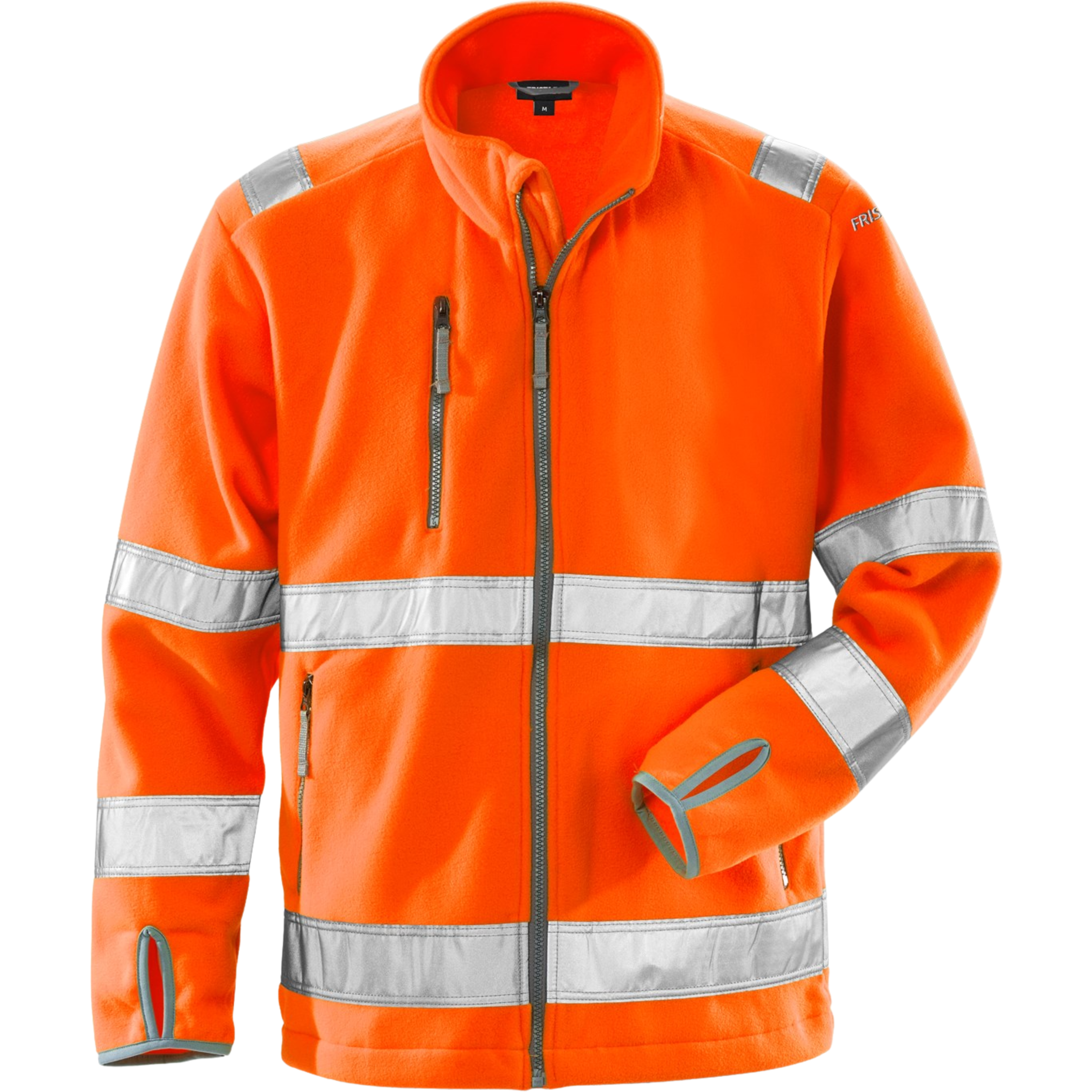 Fristads Hivis Class 3 Fleece Jacket, Orange