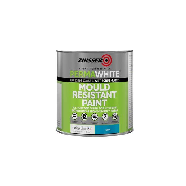 Zinsser Perma White Satin 1L Can