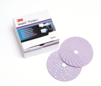 3M™ Hookit™ Purple Sanding Abrasive Disc 334U, 150 mm, P500, (Su