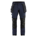 Blaklader, Craftsmen Trousers 4-Way Stretch, Dark Navy/Black