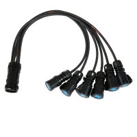 elumen8 Socapex 19-Pin Male – 16A Female 2.5mm Fan-Out Cable