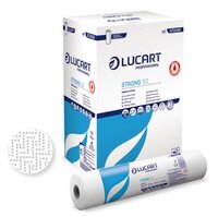 Lucart Strong 20" Medical Roll 2Ply White 50m x 6 rolls
