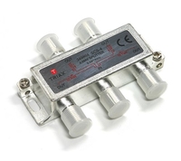 4 Way Splitter 5 - 2400 Mhz  :  Through Power