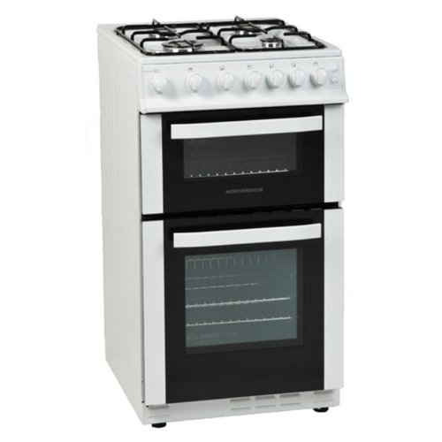 Nordmende 50cm Twin Cavity LPG Gas Cooker - White 