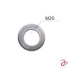 DIN 125A Flat Washer M20 Steel Zinc-Plated