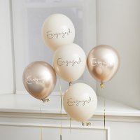 Engaged 12" Latex Balloons - Pack of 5