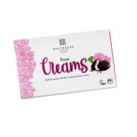 Whitakers dark choc rose fondant creams in carton 14x150g