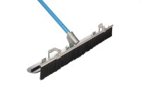 COMPLETE PREDATOR ROUNDED END FRESNO 36” TROWEL BLADE C/W KNUCKLE, 3 SNAP LOCK HANDLES & BRUSH KIT