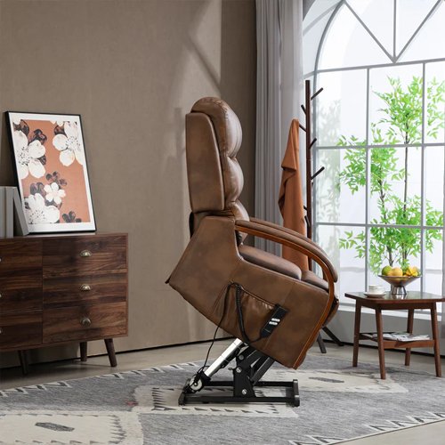 Bourne Lift & Rise Chair - Brown 3