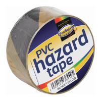 ProSolve SAFTBY2" PVC Hazard Tape 50mm x 33m (Black & Yellow)