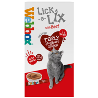 Webbox Cat Lick-e-Lix Yoghurt Beef 17x5x15g