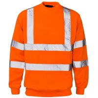 SUPERTOUCH HI VIZ CREW NECK SWEATSHIRT