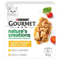 Gourmet Natures Creations Can Chicken & Turkey 85g 8pk x 6