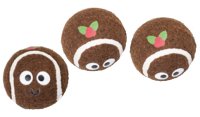 2026 Dog Life Christmas Pudding Pal Tennis Balls 3pk x 6