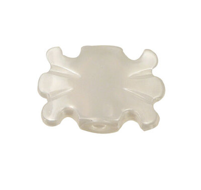 Guitar machine head buttons carved