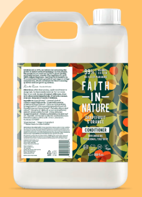 5L FAITH IN NATURE GRAPEFRUIT&ORANGE COND