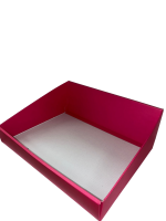 BOX TRAY MEDIUM HIGHBACK 310X240X100M HOT PINK TRAY