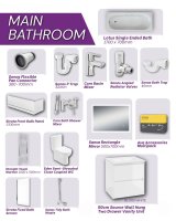 Sonas Main Bathroom Wall Hung Bundle Gloss White
