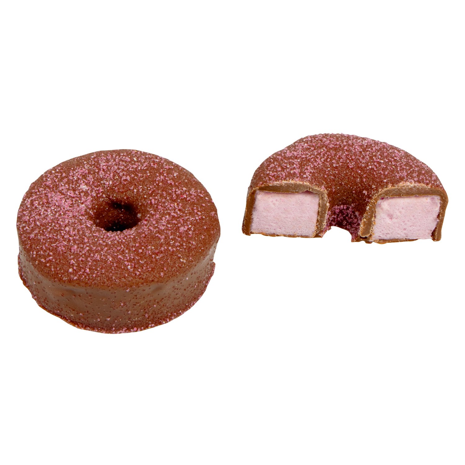 Mallows - Mallow Donuts - strawberry mallow in milk chocolate 28g x 1.5kg