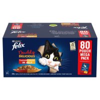 Felix 'As Good as it Looks' Cat Pouch Doubly Delicious Countryside Selection 85g 80pk x 1